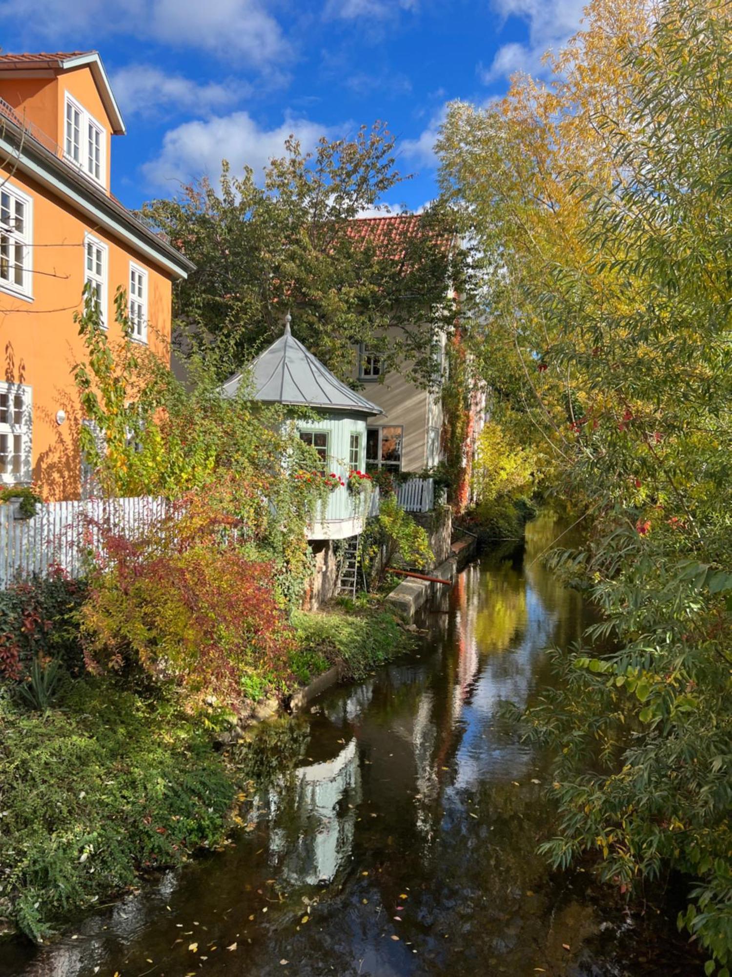 Ferienwohnung Schildblick Modernes Apartment Direkt In Der Altstadt Von Erfurt Nahe Der Kraemerbruecke - Beste Innenstadtlage Kültér fotó
